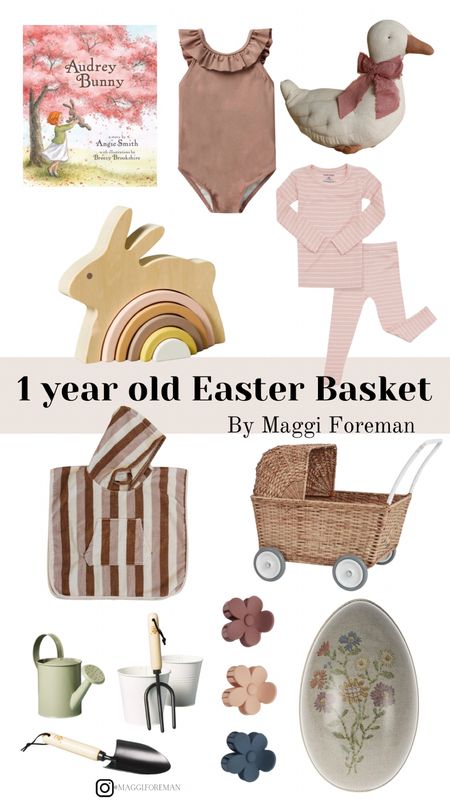 Easter basket inspo for a 1 year old girl! So many fun things she can use all spring and summer! 

#LTKSeasonal #LTKkids #LTKfamily
