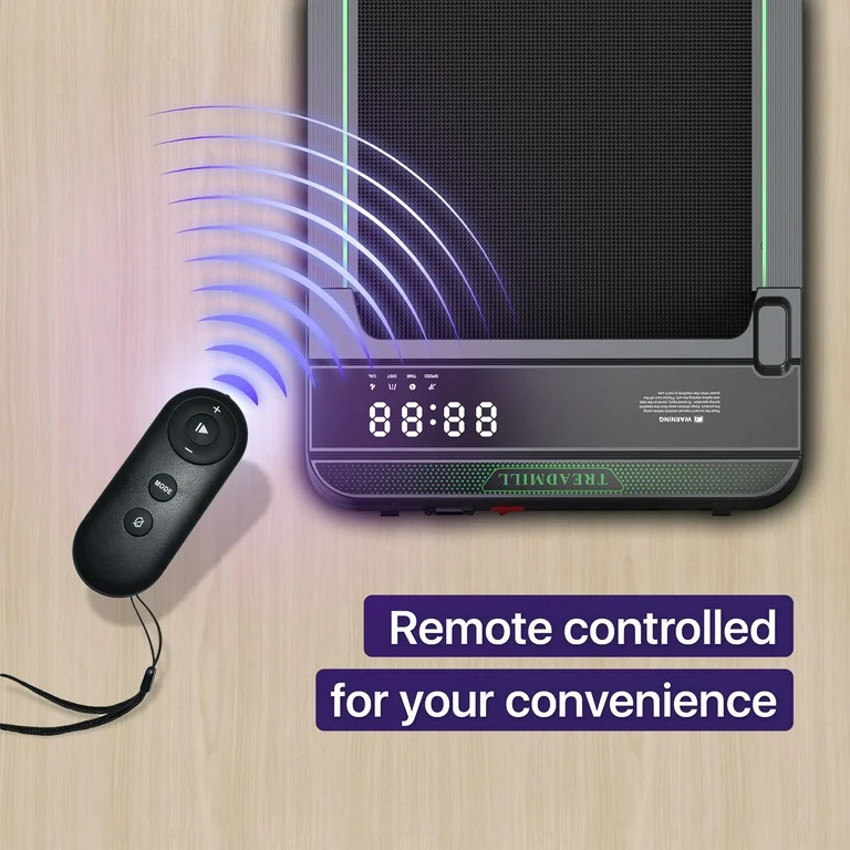 Fitti Under Desk Treadmill Walking Pad with Incline for Home and Office Fitness Workout, 220 Lbs.... | Walmart (US)