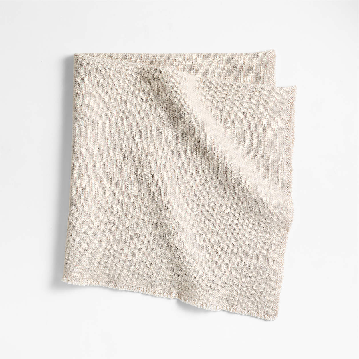 Hudson Clay Taupe Dinner Napkin + Reviews | Crate & Barrel | Crate & Barrel