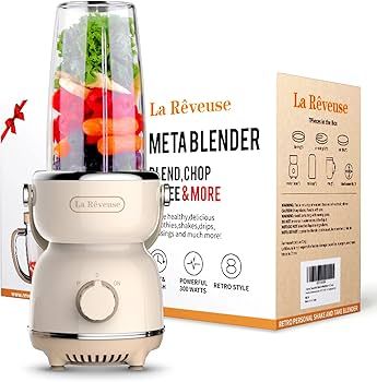 La Reveuse Personal Size Blender 300 Watts for Shakes Smoothies Seasonings Sauces with 17 oz Cup ... | Amazon (US)