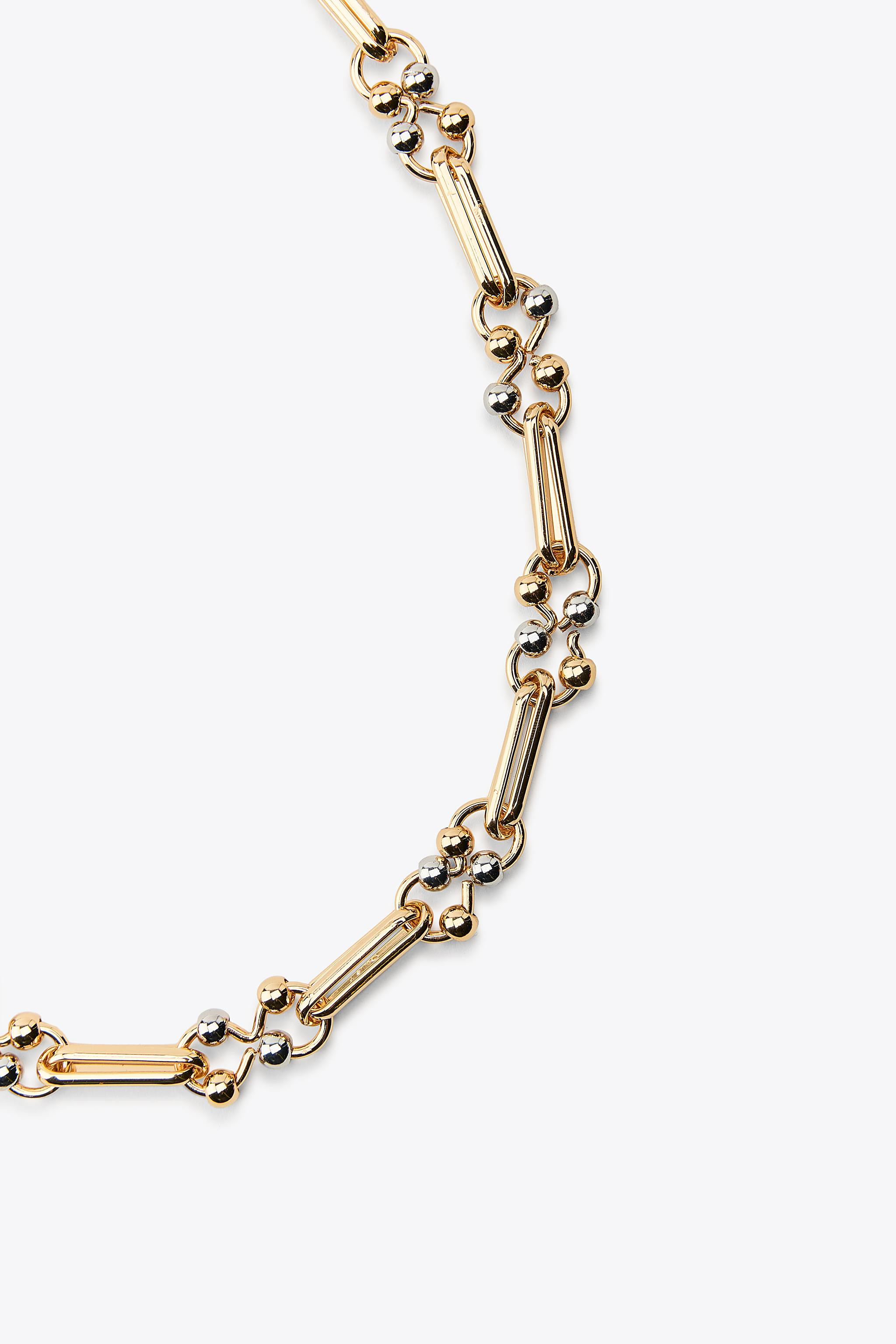 COMBINED METAL PIECE NECKLACE | Zara US