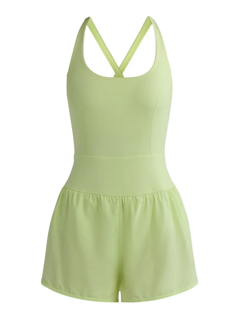 Avia Women's and Women's Plus Active Bodysuit with Built-in Bra, Sizes XS-4X | Walmart (US)