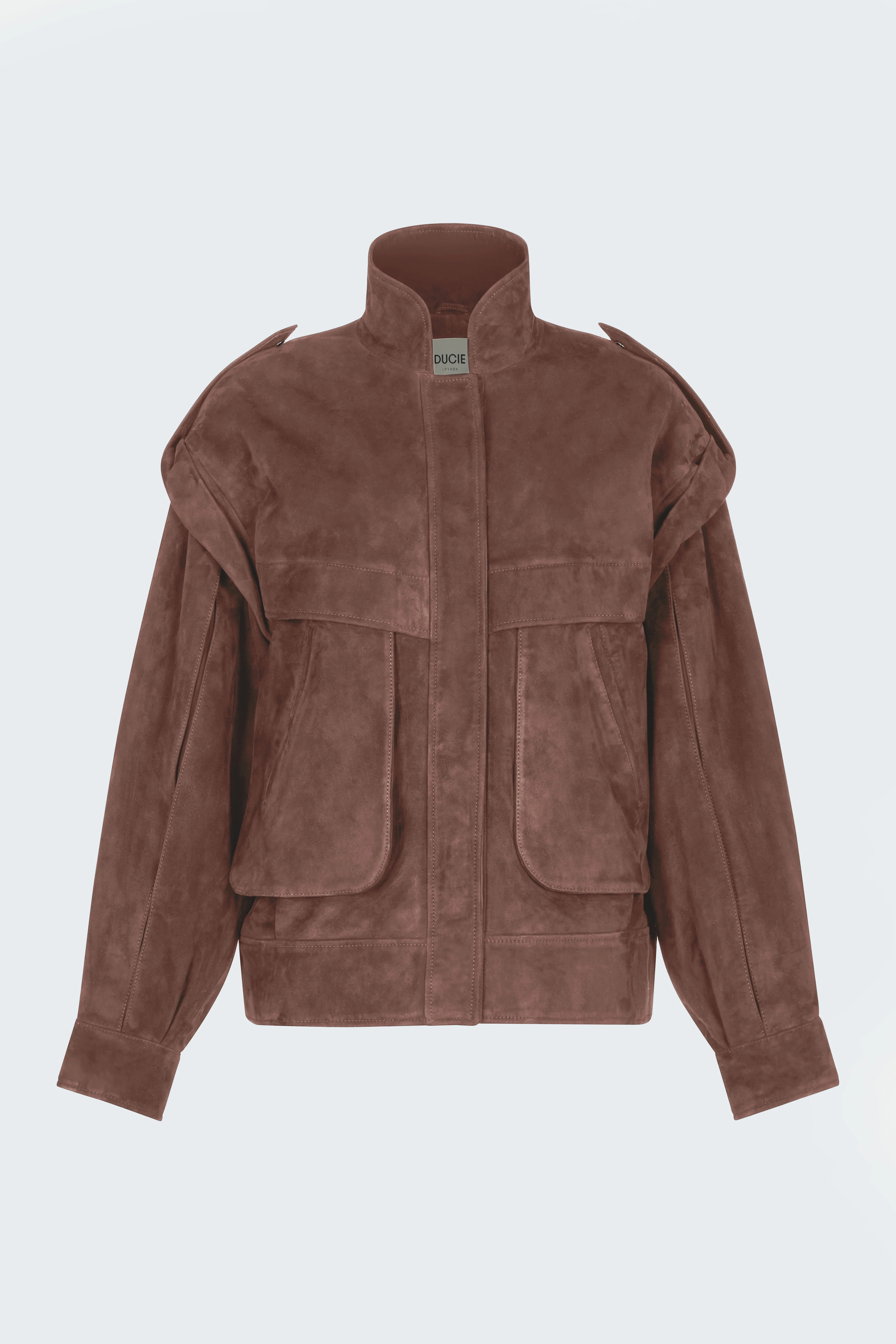 Frida Suede Bomber | DUCIE