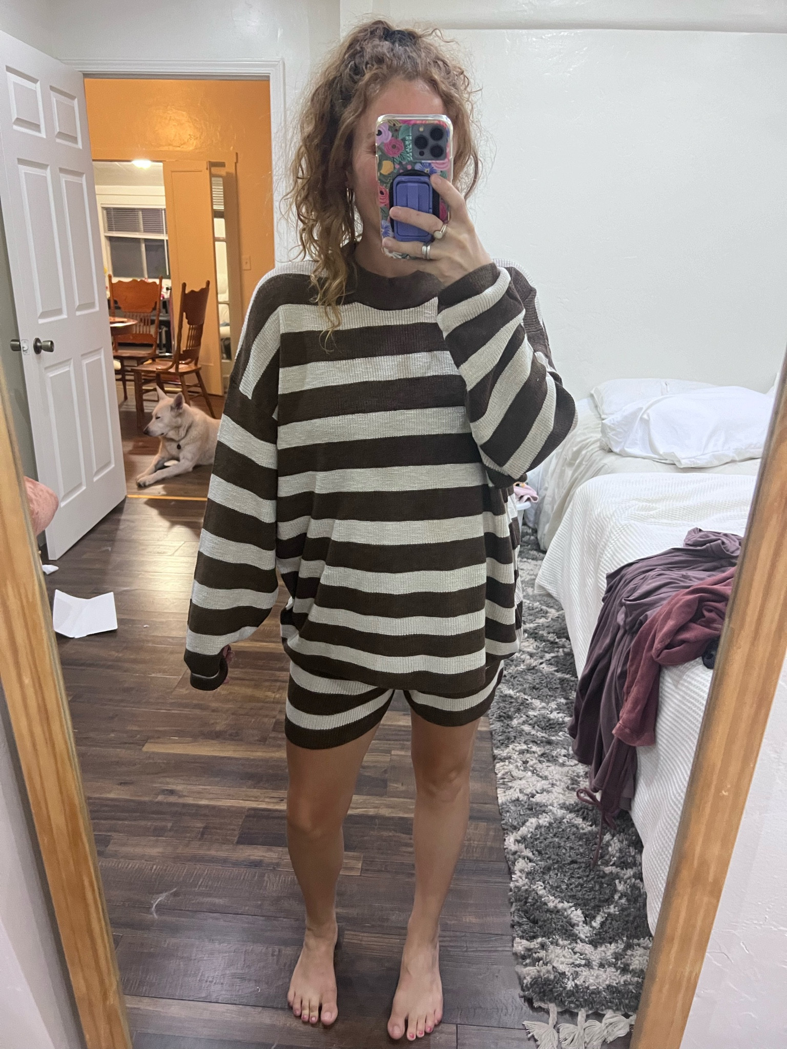 Wearing small