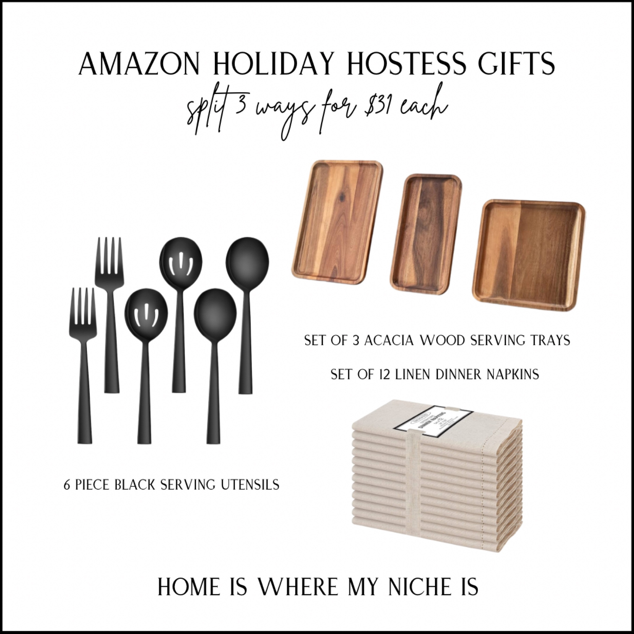 H O S T E S S / split these sets for 3 chic hostess gifts that are just over $31 each! 

Amazon Canada | Gifts For Her | Entertaining | Christmas Gifts | Christmas Decor | Black Friday Deal

#LTKcanada #LTKcasa #LTKsale