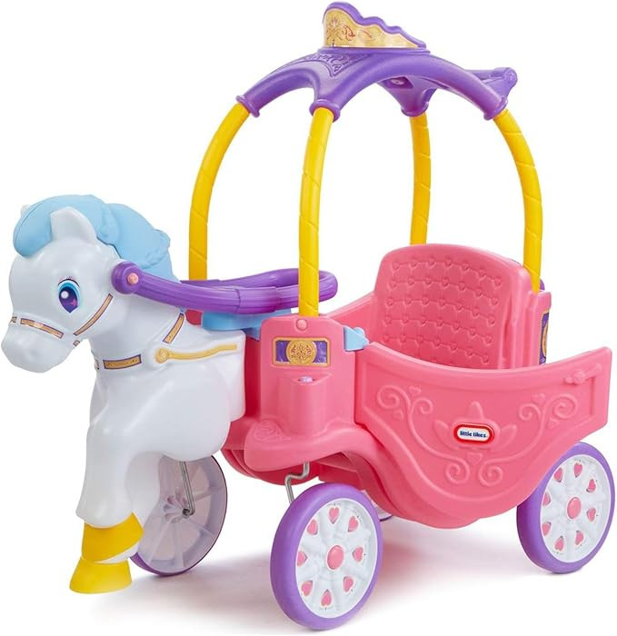 Little Tikes Princess Horse & Carriage, Multicolor Large | Amazon (US)