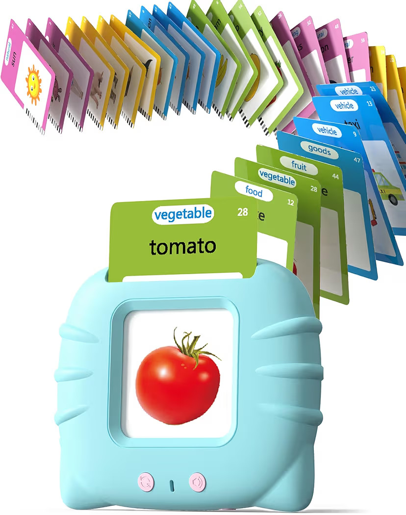 Talking Flash Cards for Toddlers 1 2 3 4 Year Olds, Montessori Language Learning with 224 Words, Pocket Speech Therapy and Autism Playthings, Children's Sensory Educational Device | Amazon (US)