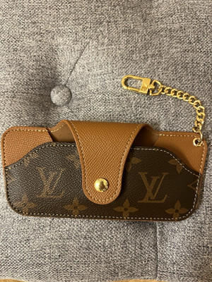 Louis Vuitton Glasses Case with Hanging Chain | eBay US
