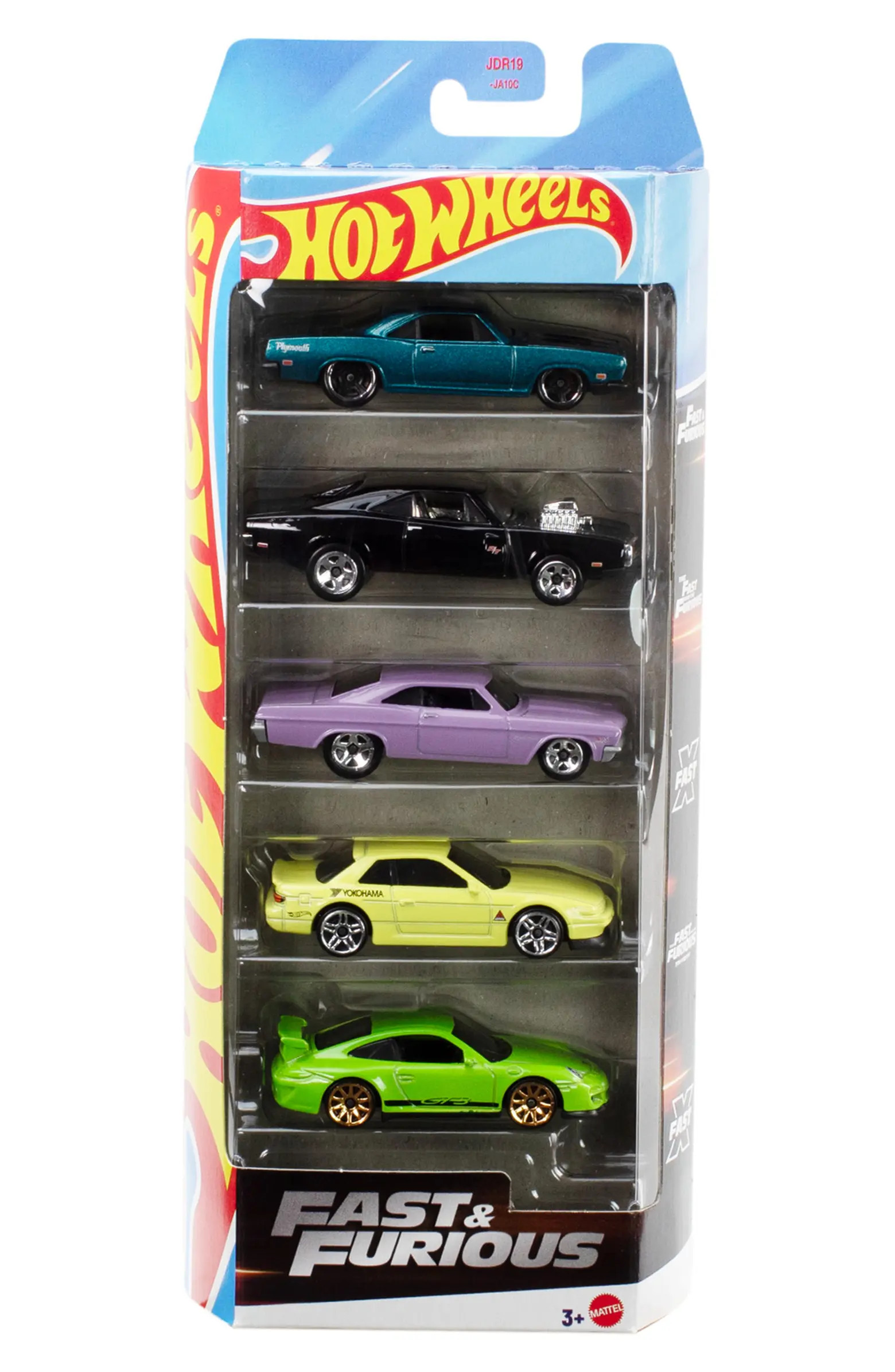 Hot Wheels Fast & Furious 5-Pack 1:64 Scale Die-Cast Toy Race Cars | Nordstrom | Nordstrom