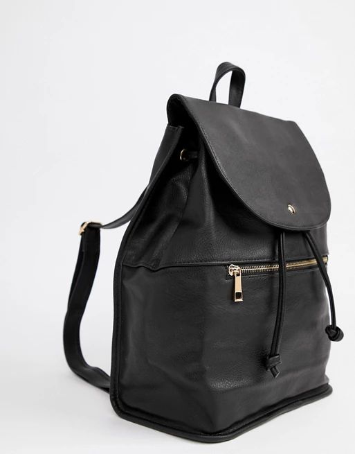ASOS Soft Backpack with Zip Detail | ASOS US