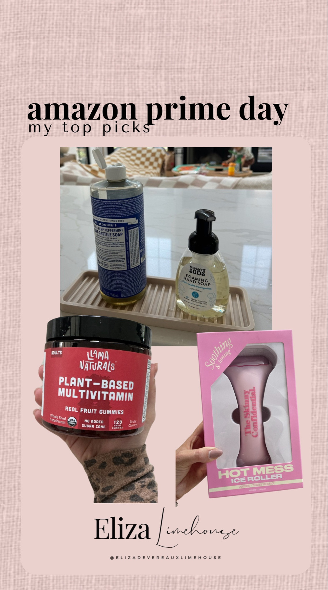 Amazon Prime Day my top picks! We use the Molly Sudds soaps daily & the Dr.Bronner’s. I always have a scoop of my llama naturals daily & my ice roller is part of my morning routine! 





Amazon prime day, Amazon essentials, all natural products, plant based products 

#LTKSummerSales #LTKHome