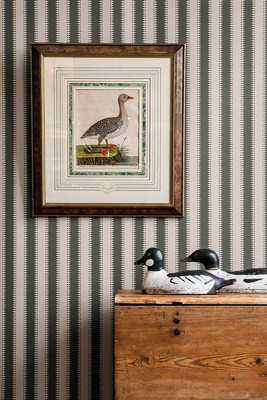 Langelid von Bromssen Jagged Stripe Wallpaper | Anthropologie (US)