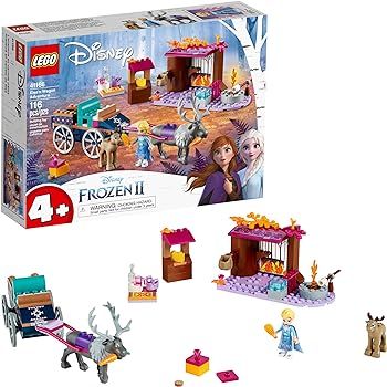LEGO Disney Frozen II Elsa's Wagon Carriage Adventure 41166 Building Kit with Elsa & Sven Toy Fig... | Amazon (US)