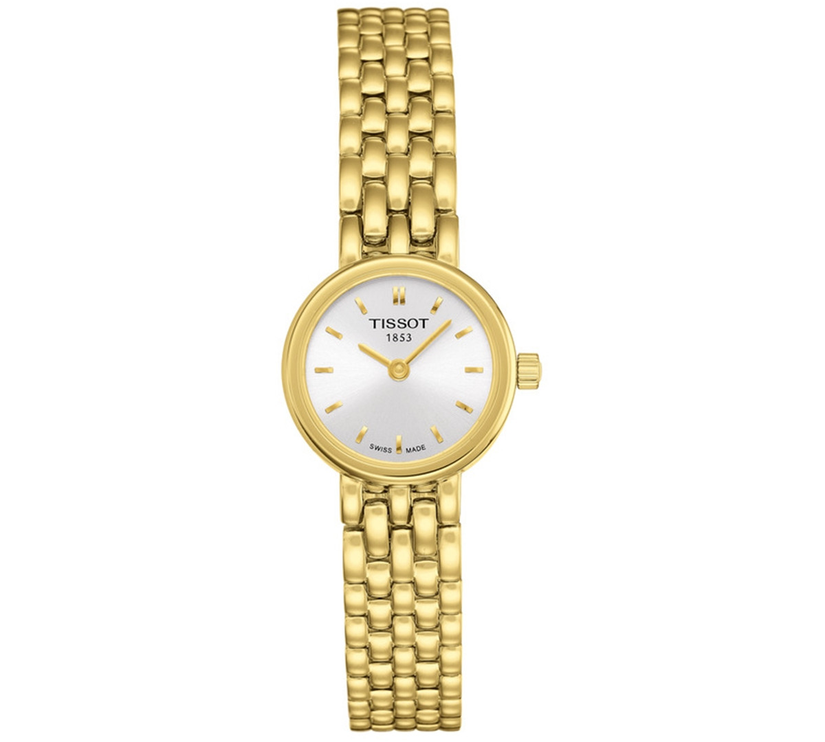 Tissot Women's Swiss T-Lady Lovely Gold-Tone Pvd Stainless Steel Bracelet Watch 19.5mm - Yellow Gold 1N14 | Macy's