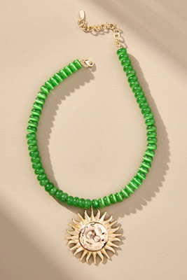 Beaded Pendant Necklace | Anthropologie (US)