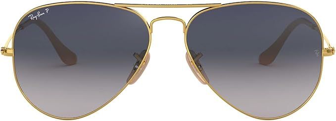 Ray-Ban Rb3025 Classic Polarized Aviator Sunglasses | Amazon (US)