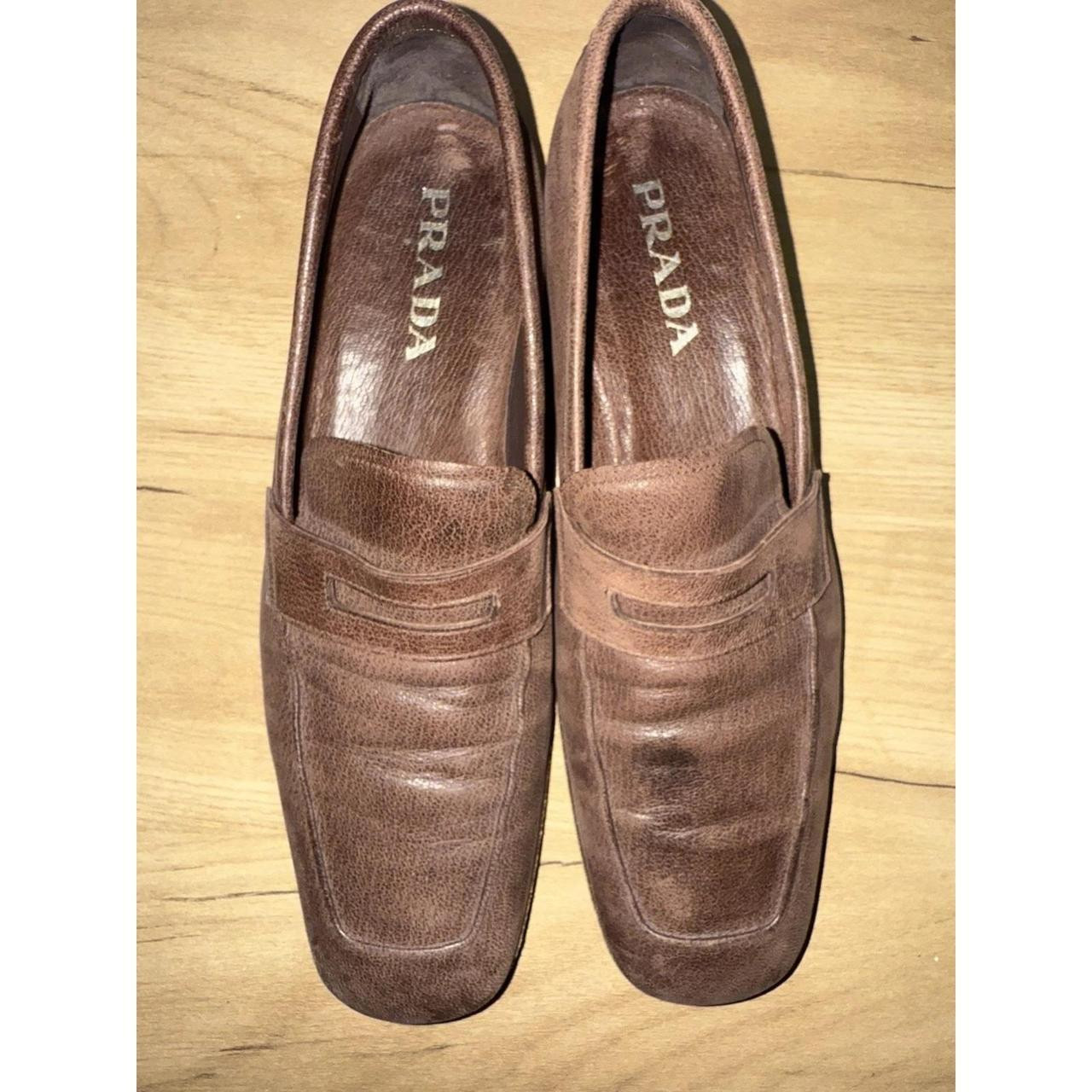 Prada Men's Loafers - Brown | Depop US
