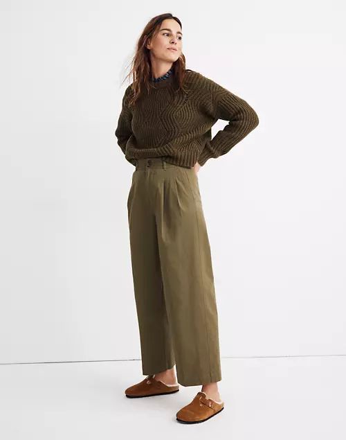 Pleated Wide-Leg Pants | Madewell