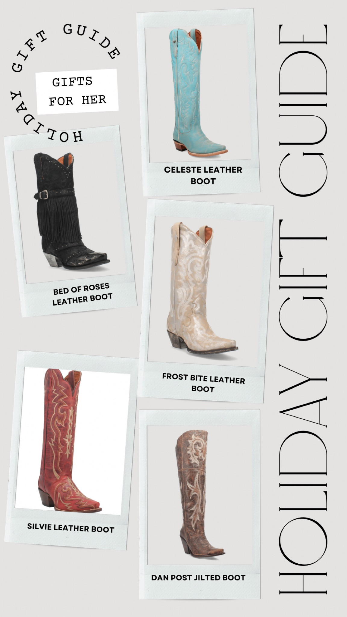 Gifts for her 
Cowboy boots Country


#LTKGiftGuide #LTKCyberWeek #LTKHoliday