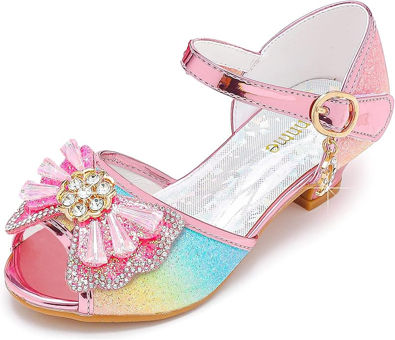 Osinnme Toddler Little Big Kid Girls Wedding Sandals | Amazon (US)