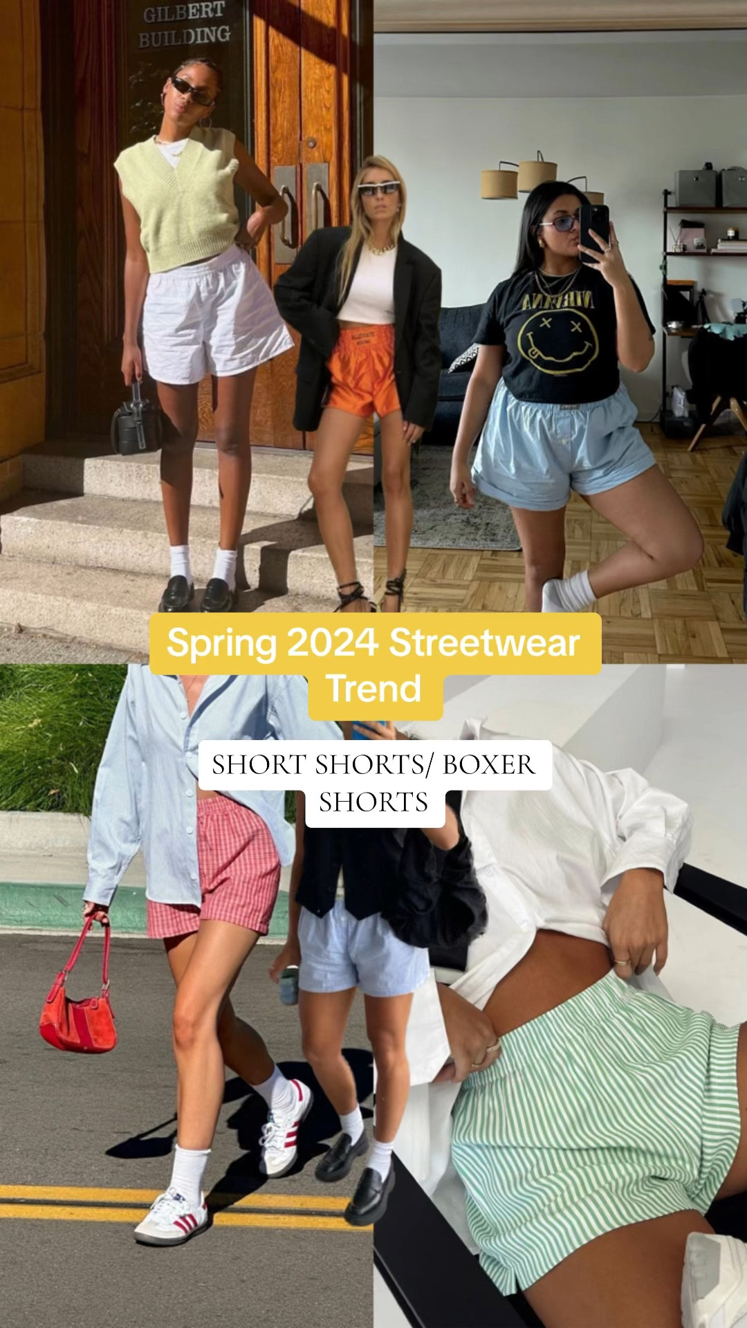 Spring 2024 Streetwear Trend: Short Shorts/Boxer Shorts 

#LTKSeasonal #LTKsalealert #LTKstyletip