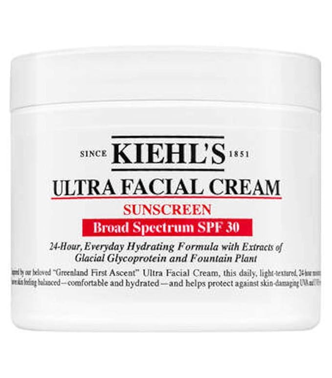 Kiehl's Sunscreen Ultra Facial Cream SPF 30, 1.7 oz | Amazon (US)