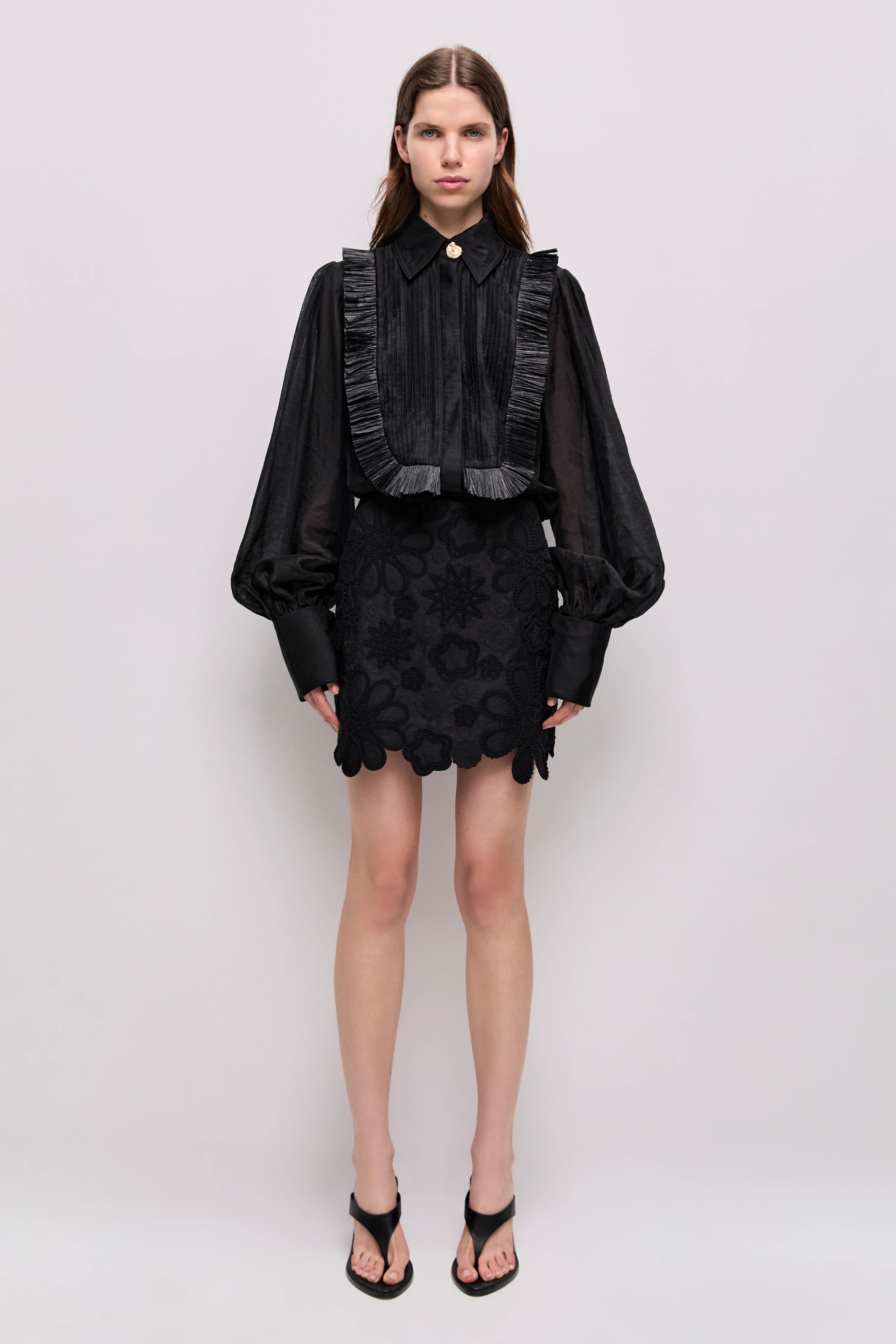 Gia Embroidered Mini Skirt | aje. (Australia and New Zealand)
