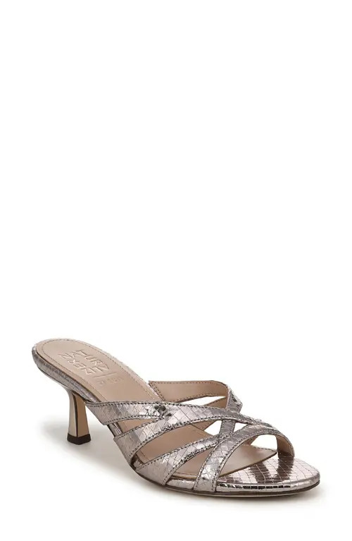 27 EDIT Naturalizer Tuesday Slide Sandal in Pewter at Nordstrom, Size 8 | Nordstrom