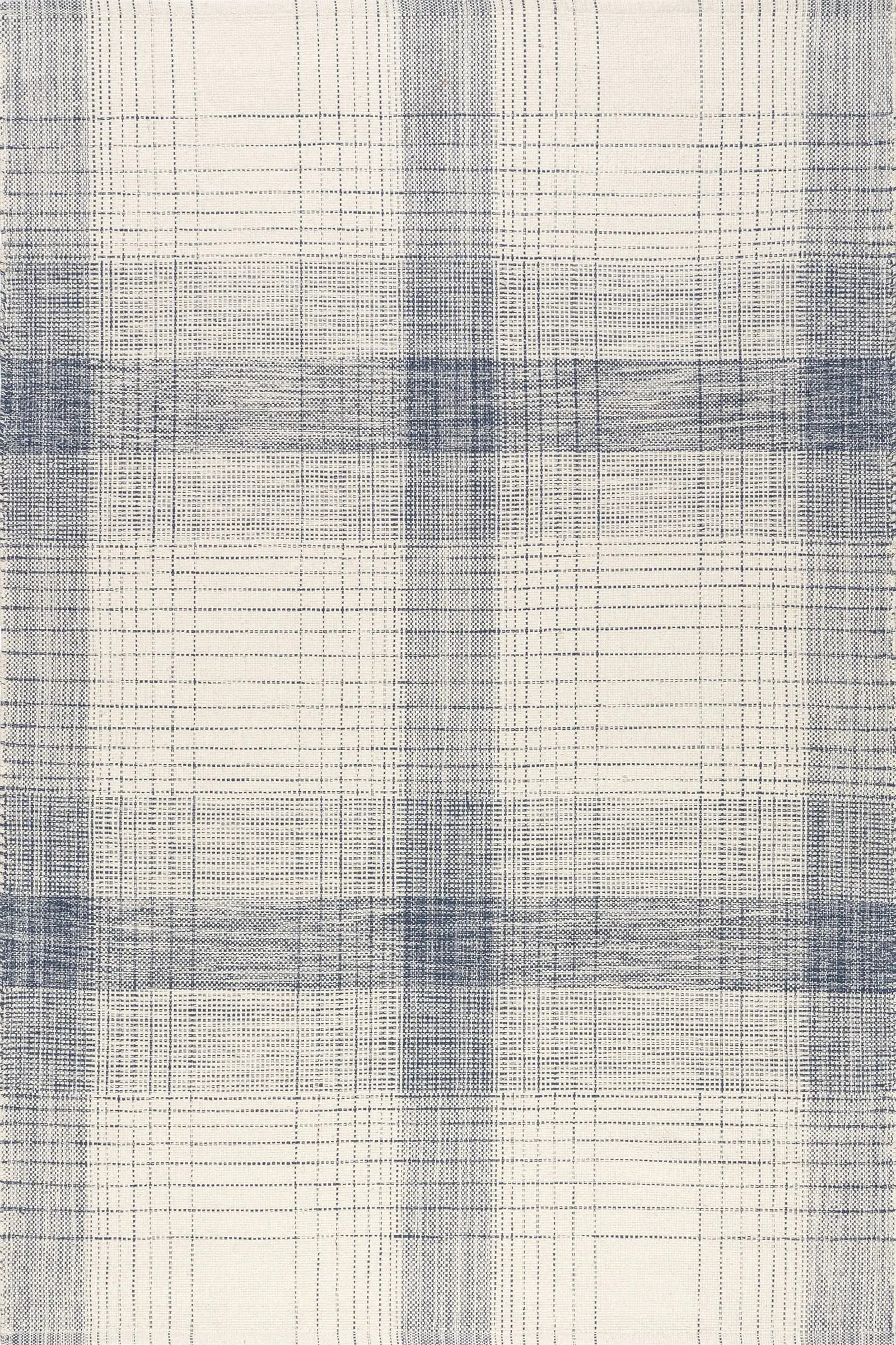 Winifred Vintage Plaid Rug | Blue | Rugs USA