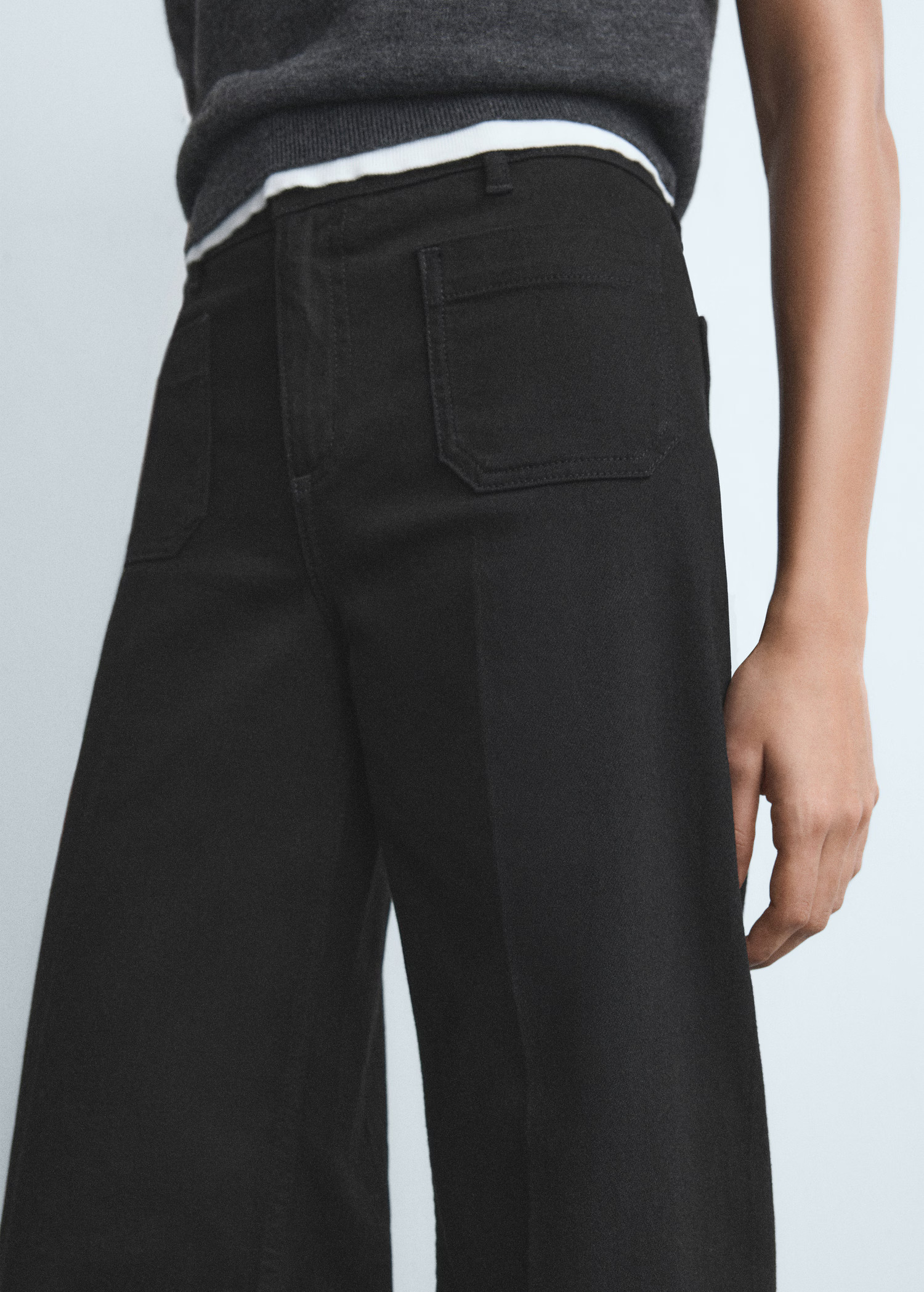 Wide leg jeans with pockets - Women | MANGO USA | Mango (US/MX/AU)