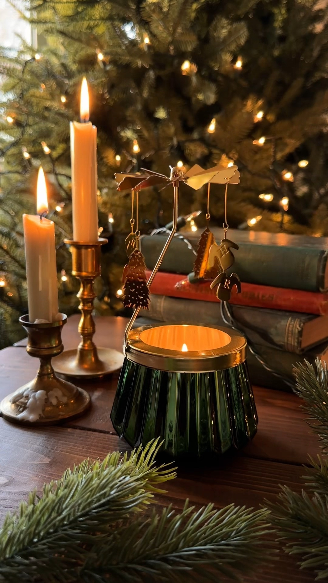 Harry Potter candle carousels, but make it Christmas 🪄🎄 

#christmas #christmasdecor #christmasdecorating #christmasdecorations #candlecarousel #harrypotter #harrypotterchristmas #harrypotterchristmassweater #cozyvibes #cozyathome #homedecor #interiordesign #holiday #holidaydecor #holidaydecorations #christmascountdown #christmas2023 #fyp #foryou #foryoupage #christmasaesthetic 

#LTKSeasonal #LTKhome #LTKHoliday
