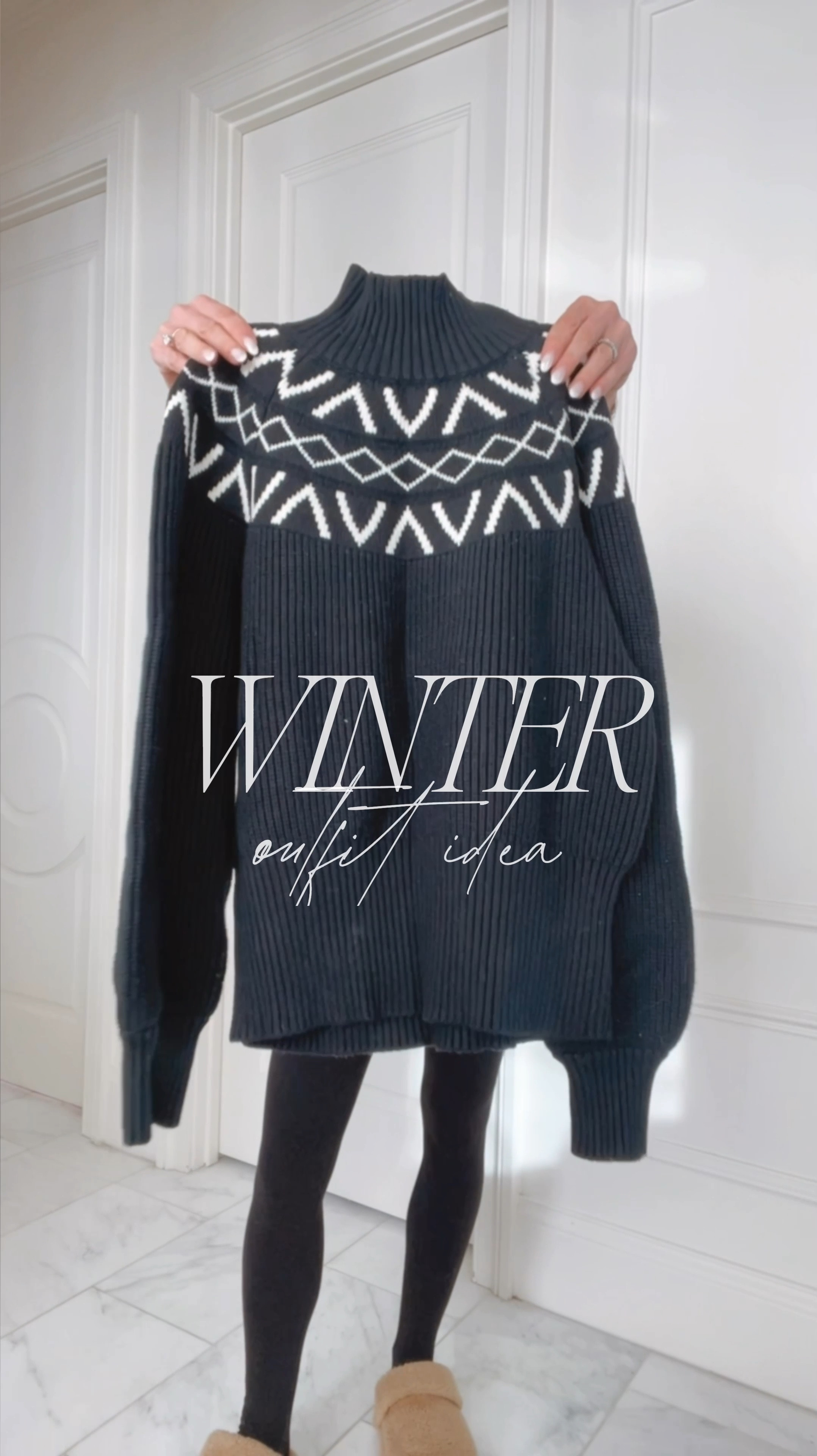 Cozy winter outfit idea. ❄️ 