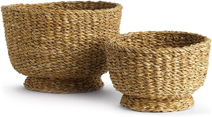 Napa Home & Garden SEAGRASS DECORATIVE FOOTED BOWLS ST/2 | Amazon (US)