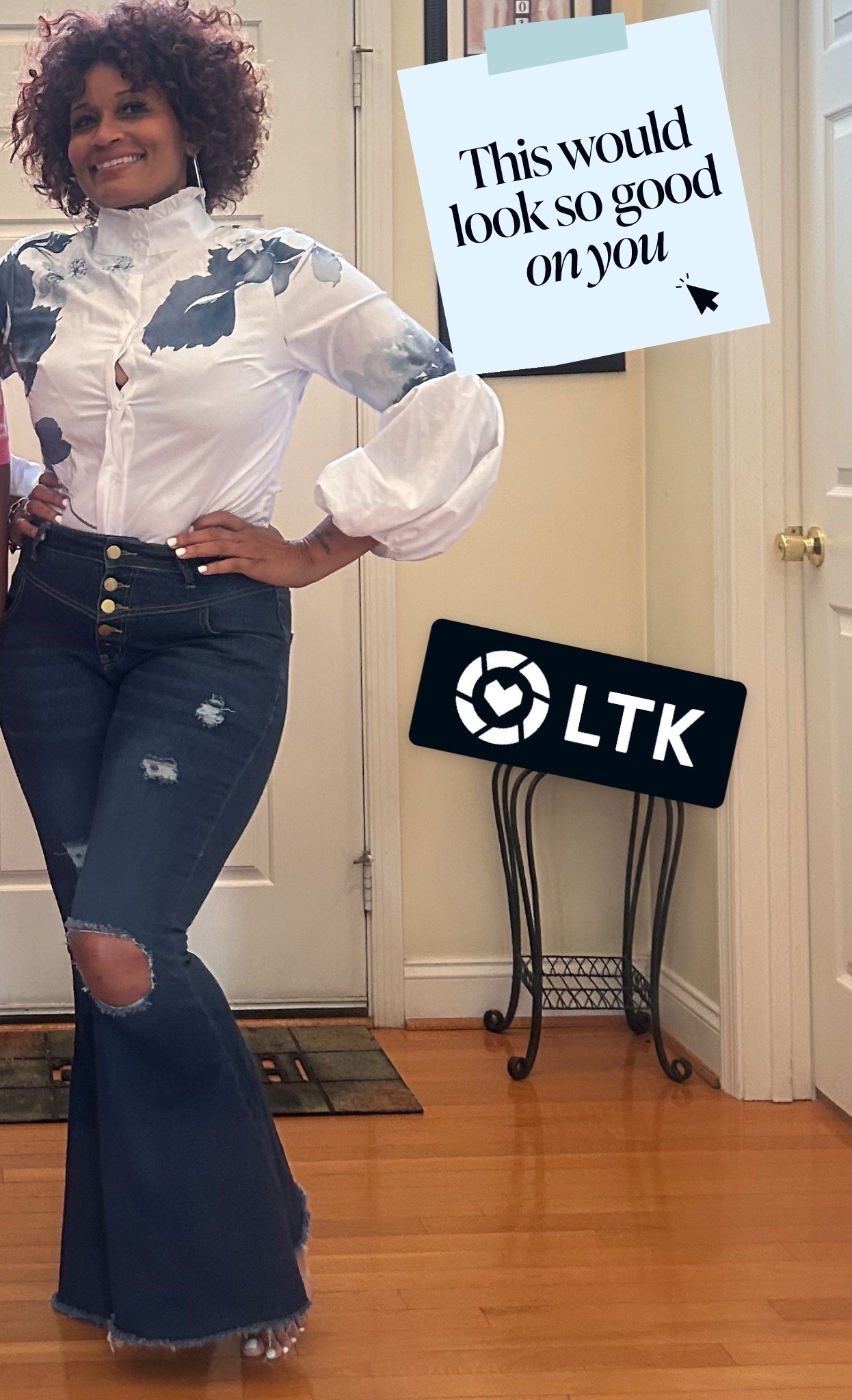 Serving retro vibes with a modern twist  🙌🏽These stretchy bell bottoms hug in all the right places and give that perfect flare at the ankle. Ripped knee bell bottoms add just the right amount of edge—dress them up with heels or keep it casual with sneakers. 💅🏽🥰

Tap to shop your new go-to jeans before they sell out!
#LTKstyle #bellbottomjeans #OOTD #denimlove

#LTKOver40 #LTKStyleTip #LTKFallSale
