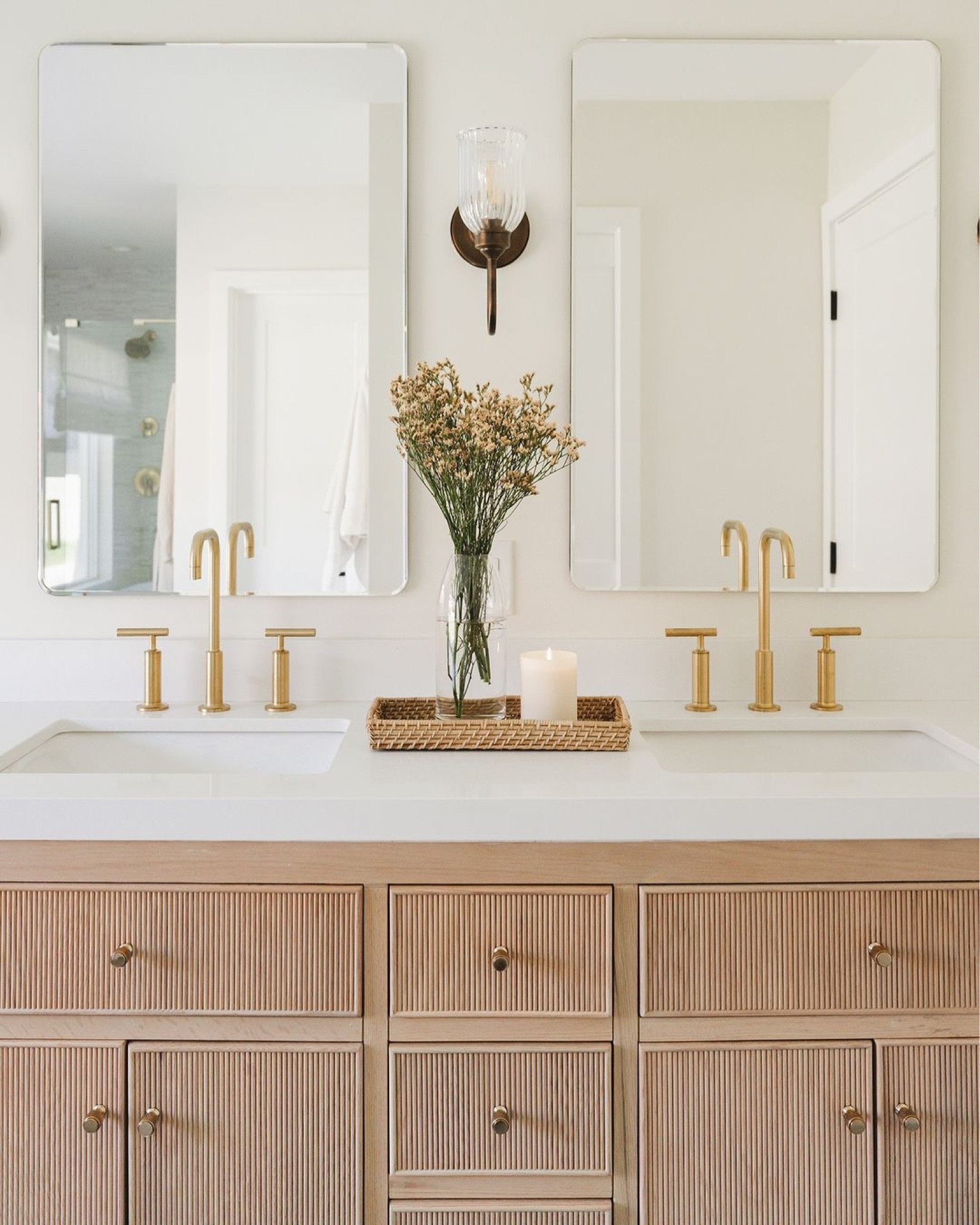 Primary bathroom 

#LTKHome #LTKStyleTip