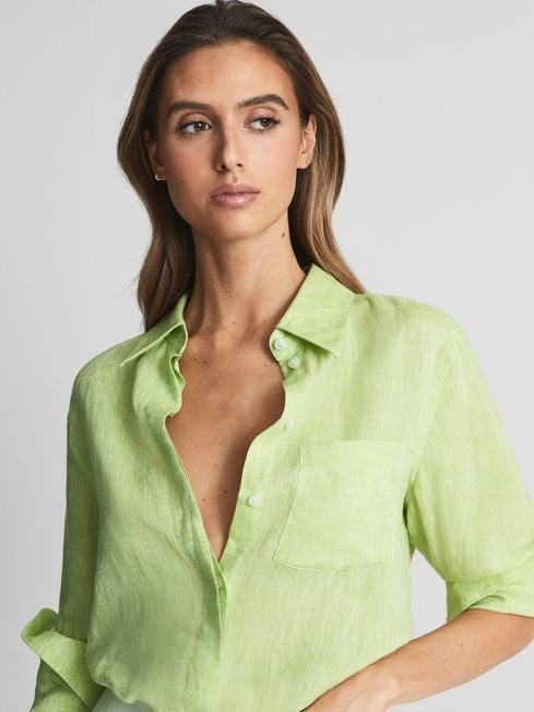 Linen Shirt | Reiss US