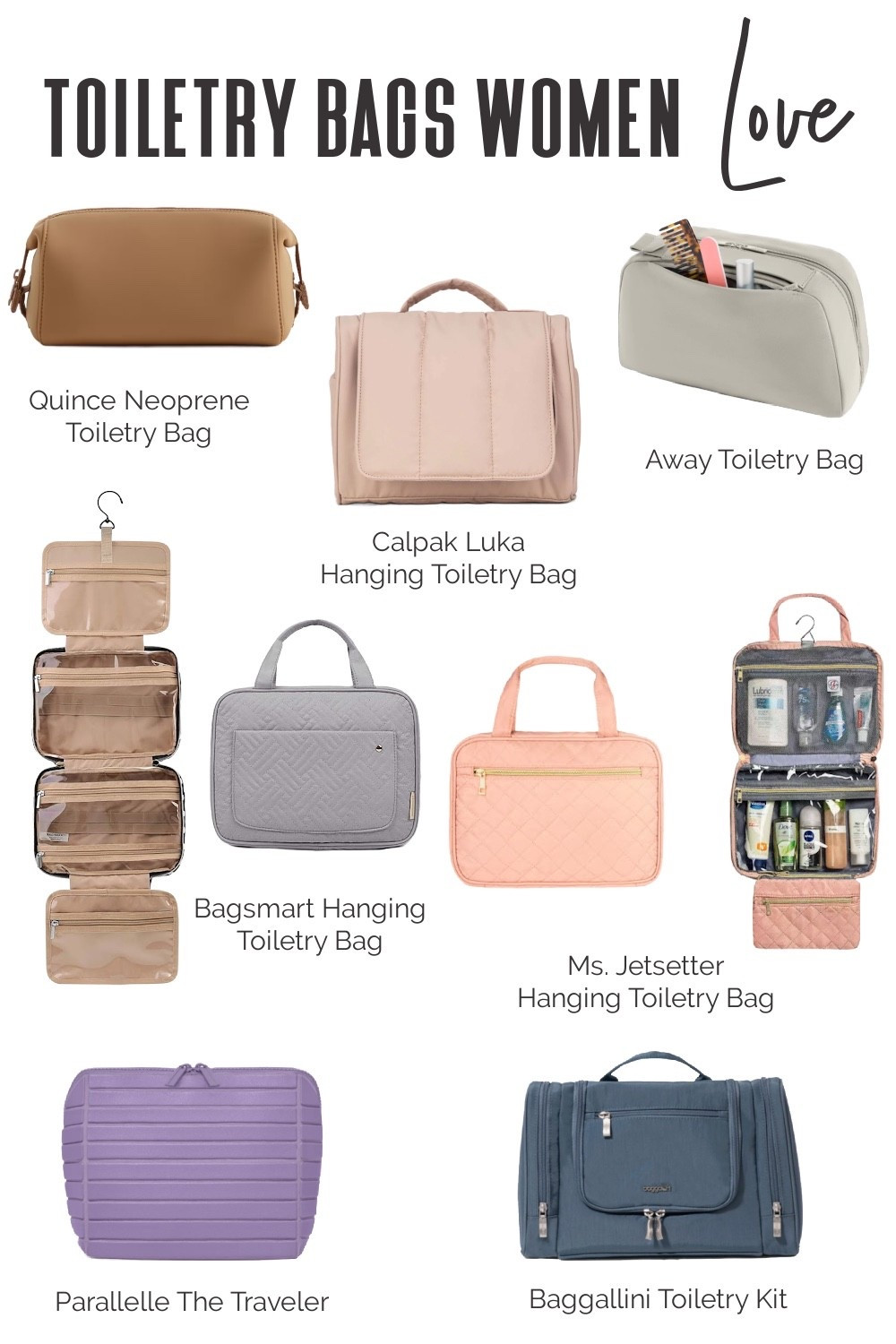 Keep your makeup, skincare, and toiletries neat and accessible on your next trip with these top-rated toiletry bags for women who travel frequently. From compact organizers to spacious hanging bags there is a reliable toiletry bag for every frequent flyer!

Packing Tips, Toiletry Bag Travel, Travel Gear, Hanging Toiletry Bag, Cosmetic Bag, Toiletries Organization. Packing Toiletries 

#LTKTravel #LTKBeauty #LTKGiftGuide