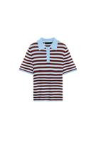 STRIPED KNIT POLO SHIRT | Zara US