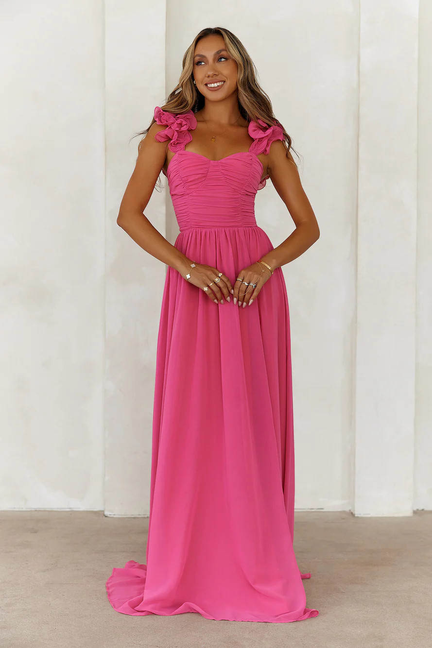 Finest Couture Maxi Dress Pink | Hello Molly (AU)