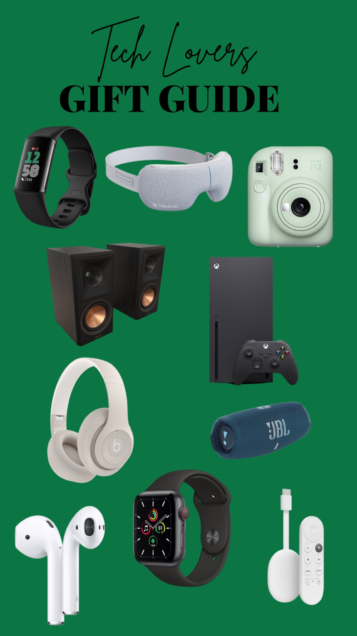 Here are the top gifts for the tech lovers in your life!! 

#LTKGiftGuide #LTKHoliday #LTKsalealert