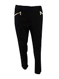Calvin Klein Women's Size Slim Suiting Pant W/Zipper, Black, 20 Plus | Amazon (US)