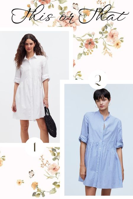 Shirt dresses for the spring and summer. Currently on sale for 20.% off only through the LTK app

*I have a very similar dress and I LOVE it. It’s so easy to throw on and go. 
.
.
… 

#LTKStyleTip #LTKSaleAlert #LTKxMadewell