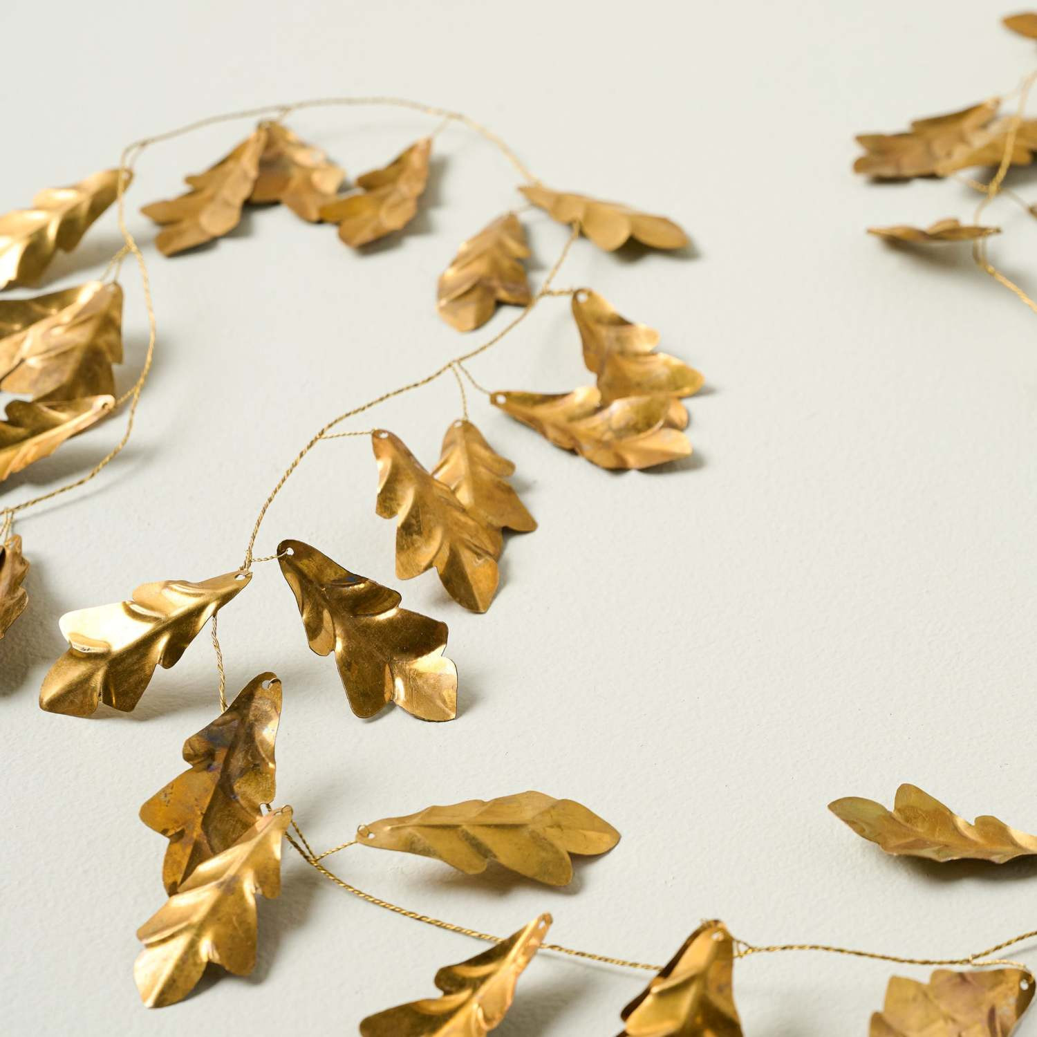 Gilded Leaf Garland | Magnolia
