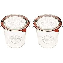 WECK Canning Jars 742 Mold Jars made of Transparent Glass - Eco-Friendly Canning Jar - Storage fo... | Amazon (US)