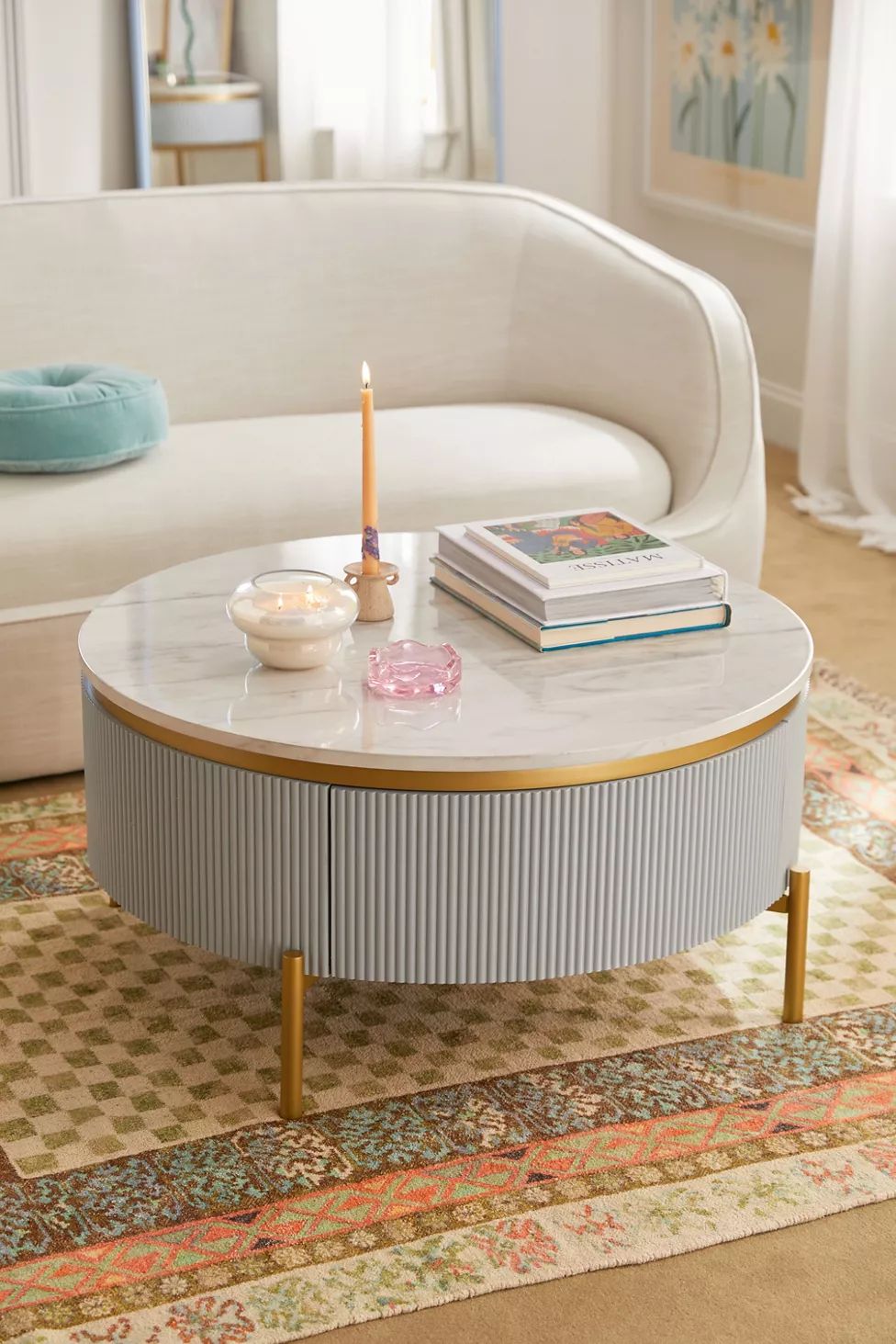 Deco Round Cocktail Coffee Table | Urban Outfitters (US and RoW)