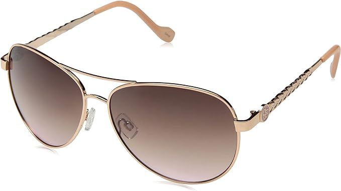 Jessica Simpson Women's J5702 Classy Metal Aviator Pilot Sunglasses with Uv400 Protection. Glam G... | Amazon (US)