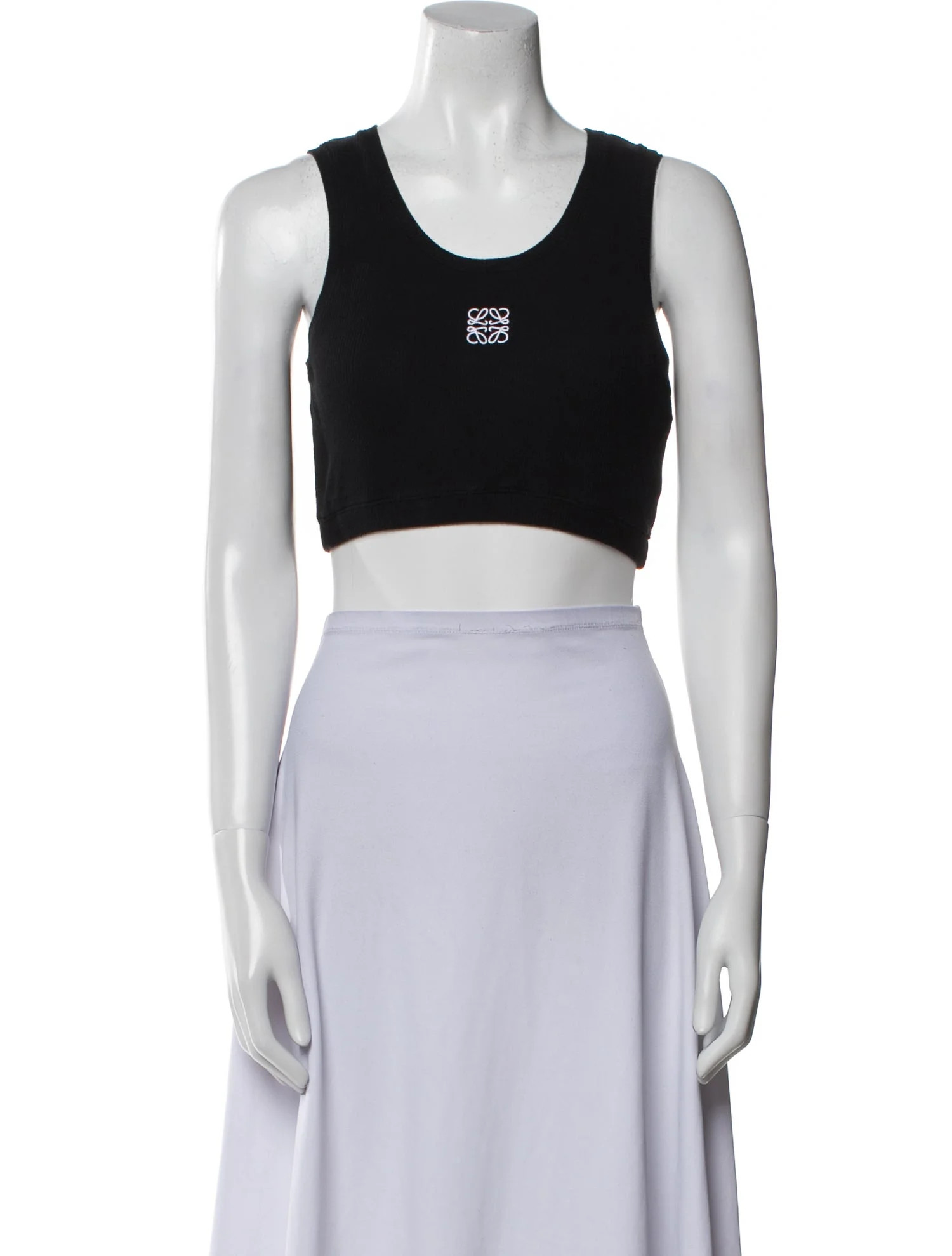 Scoop Neck Sleeveless Crop Top | The RealReal