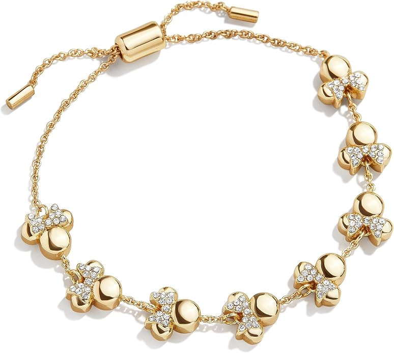 Disney Gold-Plated Brass Pull-Tie Bracelet | Amazon (US)