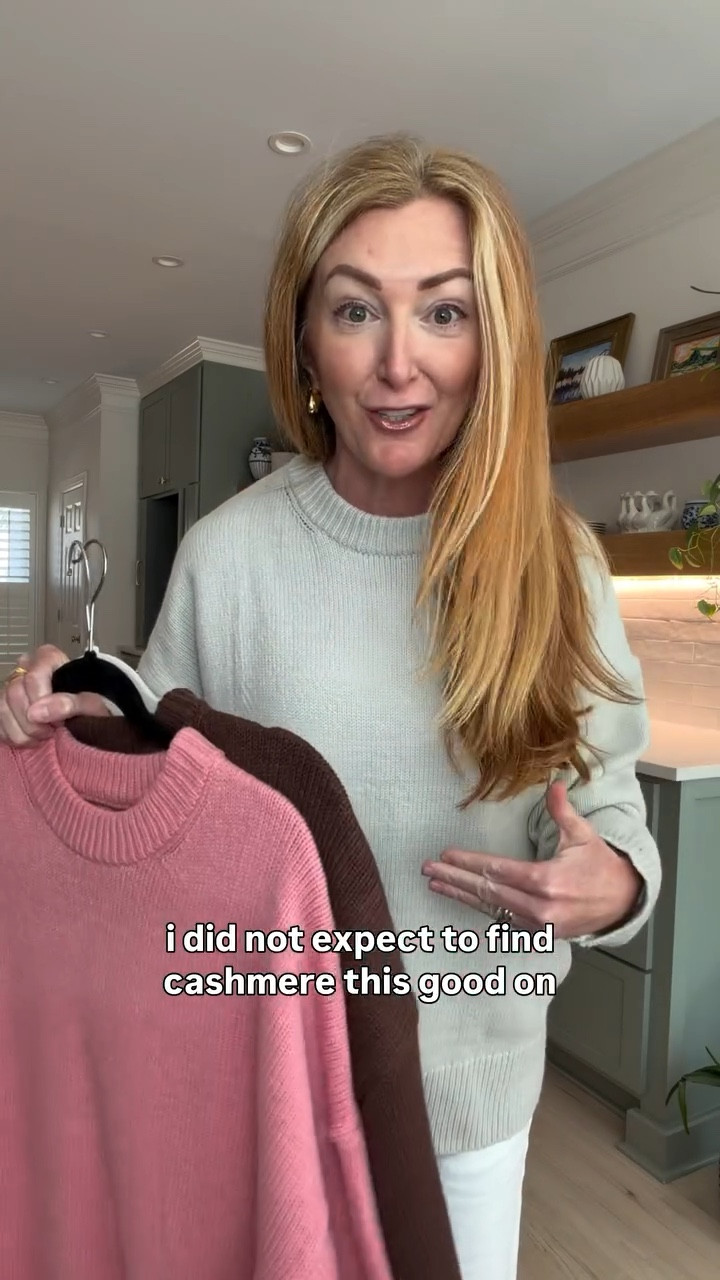 I genuinely did not expect to find cashmere this good on Amazon.

The quality surprised me — soft, substantial, and actually looks elevated on. And pairing it with a built-in bra tank underneath is what makes it practical for real life. Easy to layer, easy to take off, still looks intentional.

Both pieces are currently on sale (not sure for how long), which makes this even better timing.

If you’ve been wanting real cashmere without paying department store prices, this is a good one.

#amazonfinds #over50style #midlifewomen #amazonfashion #everydayelevated @amazonfashion @amazoninfluencerprogram

#LTKootd #LTKOver40 #LTKSaleAlert