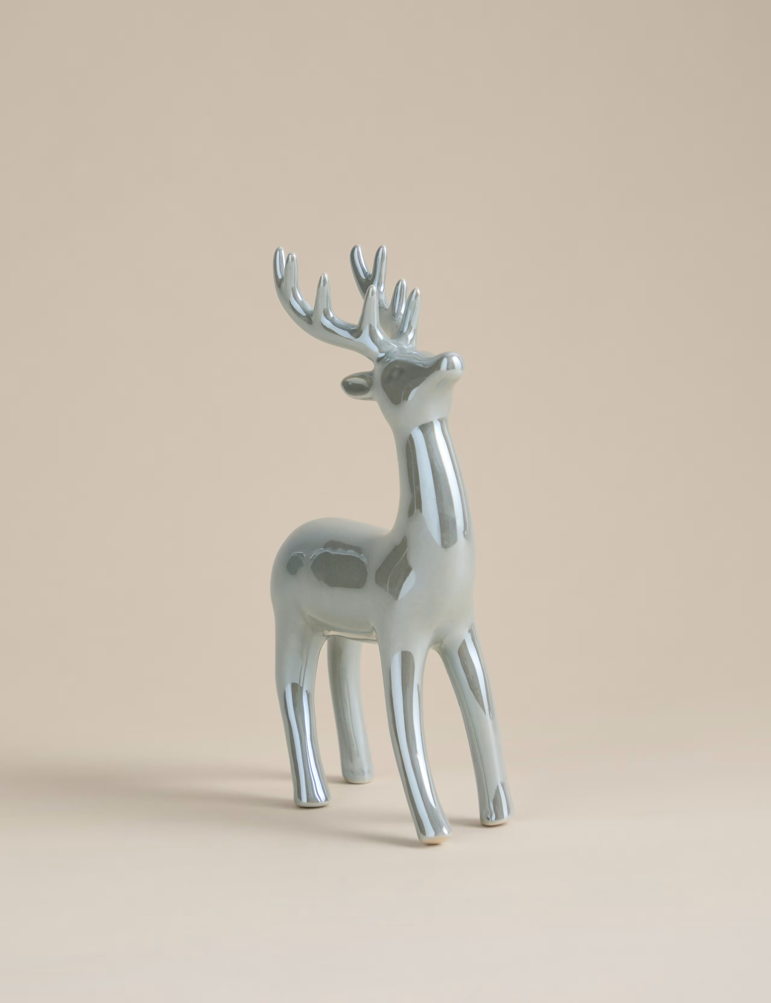 Metallic Ceramic Stag Decoration | Marks & Spencer (UK)
